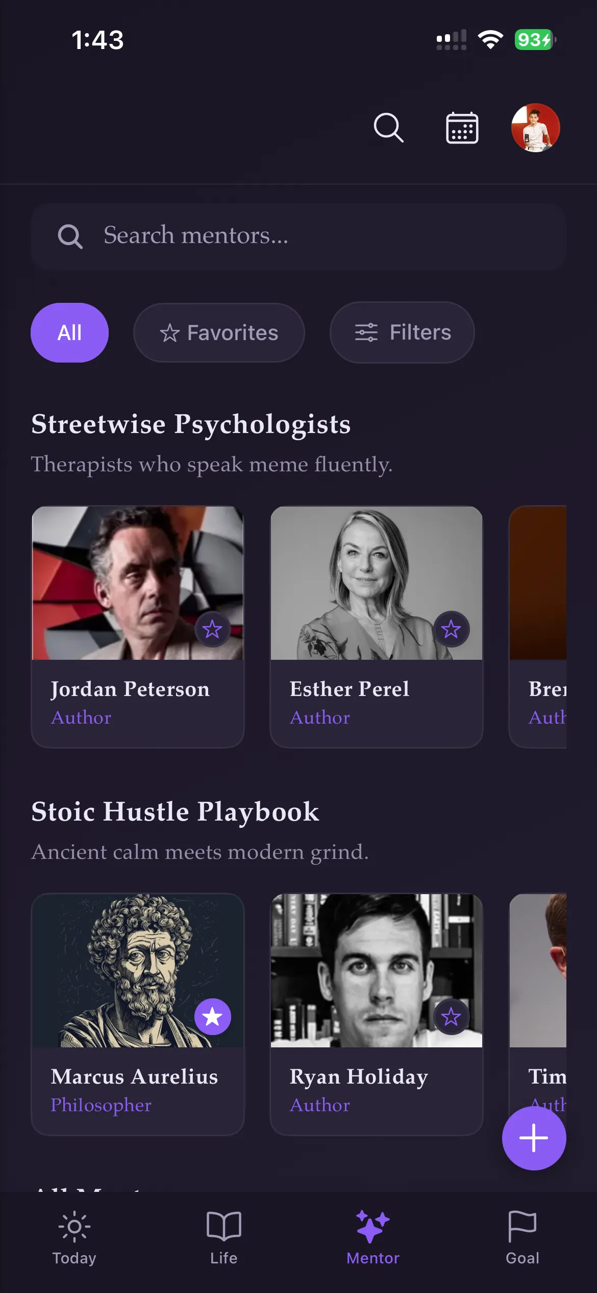 Browse 1000+ AI mentors across categories